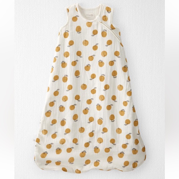 Carter's Orange and White Sleep Sacks Pajamas - Picture 1 of 5